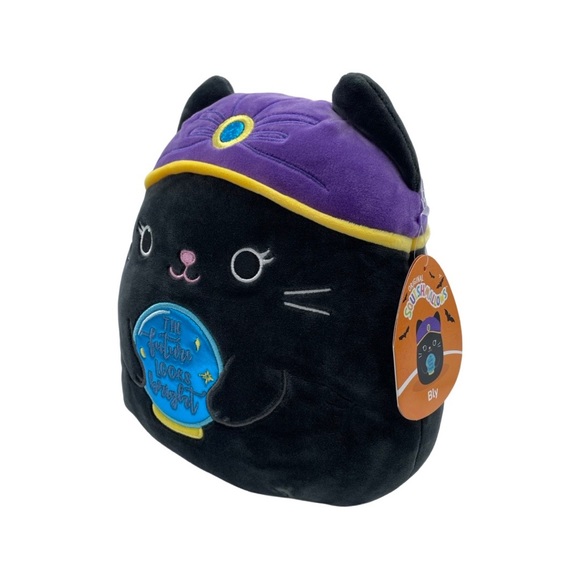 Original Squishmallows Halloween Bly the Cat Fortune Teller Plush 10โ Kellytoy - Picture 2 of 13
